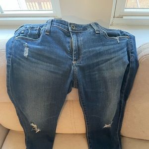 The stilt crop AG jeans
